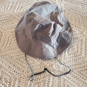 Outdoor Research Hat Boonie Mens Large Gray Nylon‎ Sun Hiking Fishing
